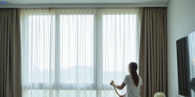 Delicate sheer drape cleaning browns-plains Matty Curtain Cleaning